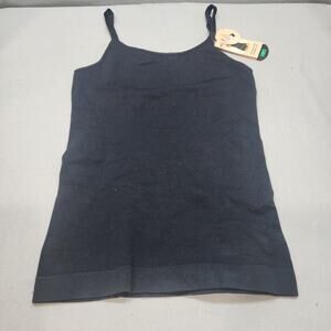SHAPERMINT ESSENTIALS 62001 All Day Every Day Scoop Neck Cami‎ in Black - Size L
